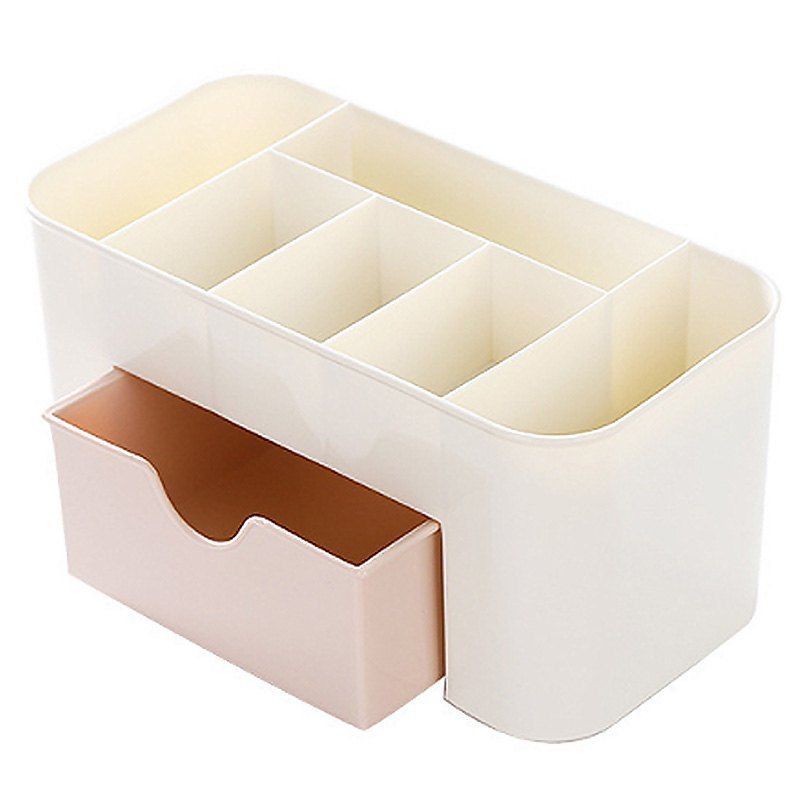 

Multifunctional Desktop Drawer Storage Box Cabinet, Pink
