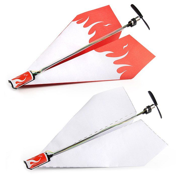 

Motor Electric Hand Throwing Paper Airplane Model DIY Power Module Kit, Red