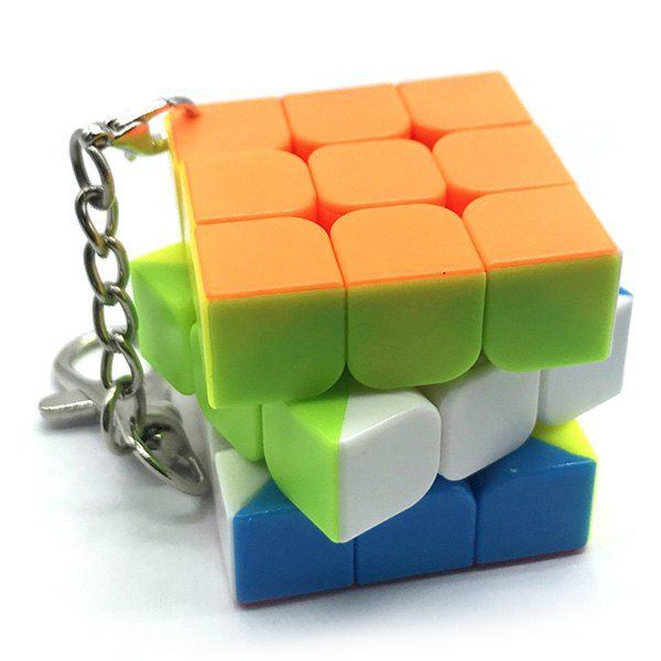 

High-quality Small Magic Cube Keychain, Multi-f