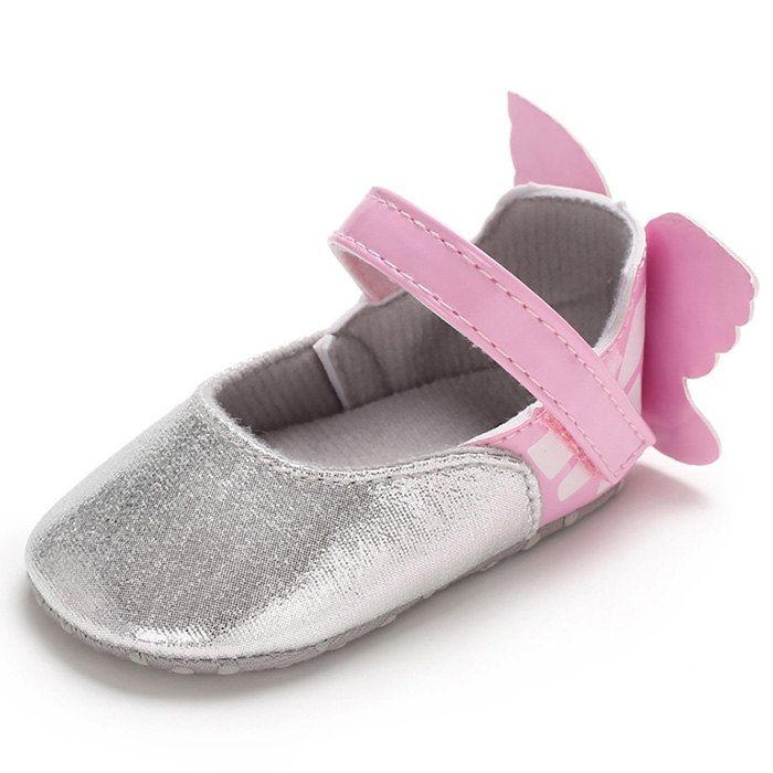 

C - 507 Girl PU Walking Shoes, Silver