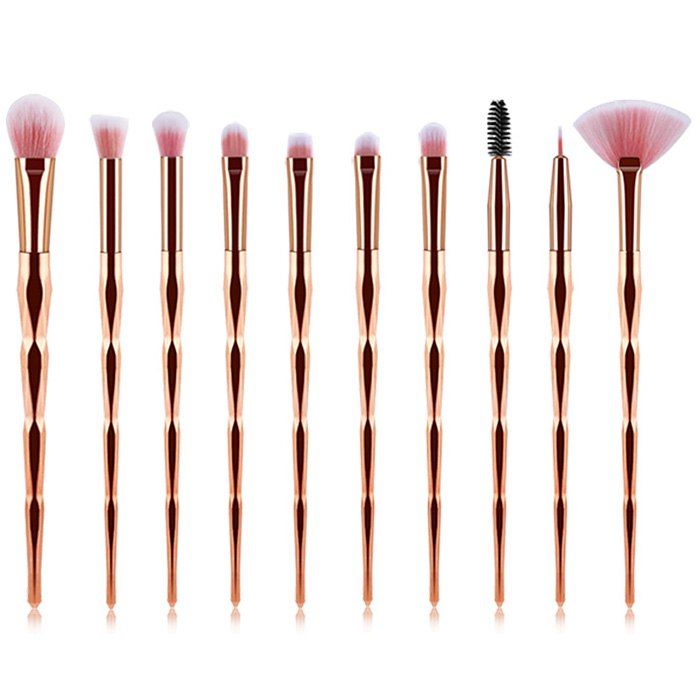 

ZAFUL Eyes Makeup Brushes Set Premium Eye-shadows Make Up Tools 10pcs, Multi-d