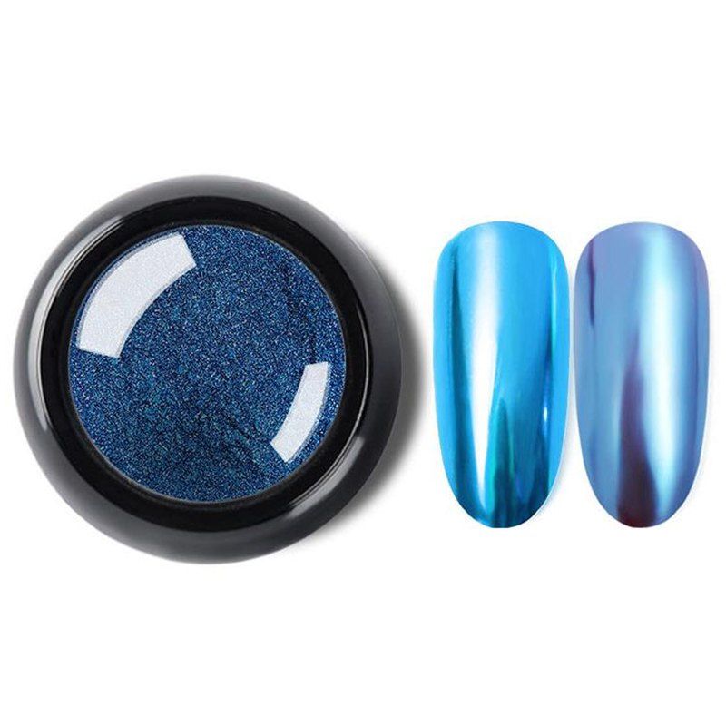 

Nail Titanium Metal Electroplating Mirror Powder 0.5g, Deep sky blue