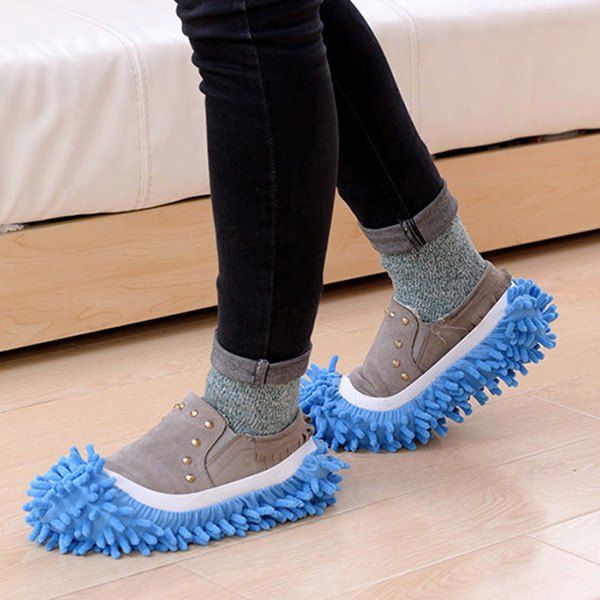 

Detachable Cleaning Non-slip Shoe Cover 3 Pairs, Cobalt blue