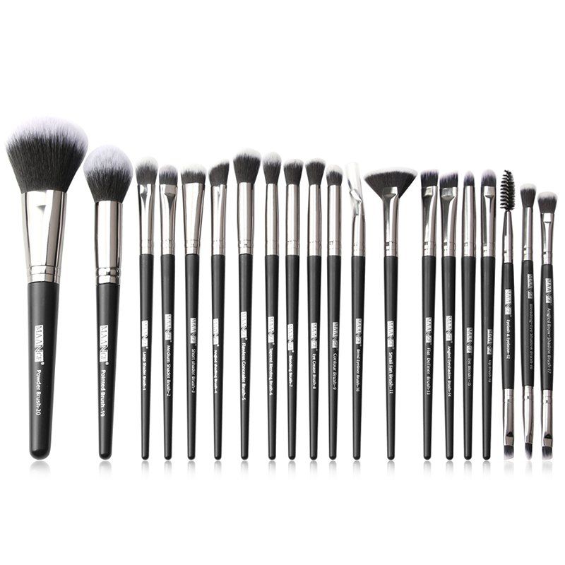 

MAANGE MAG5748 Makeup Brushes Set Beauty Make Up Tools 20pcs, Black