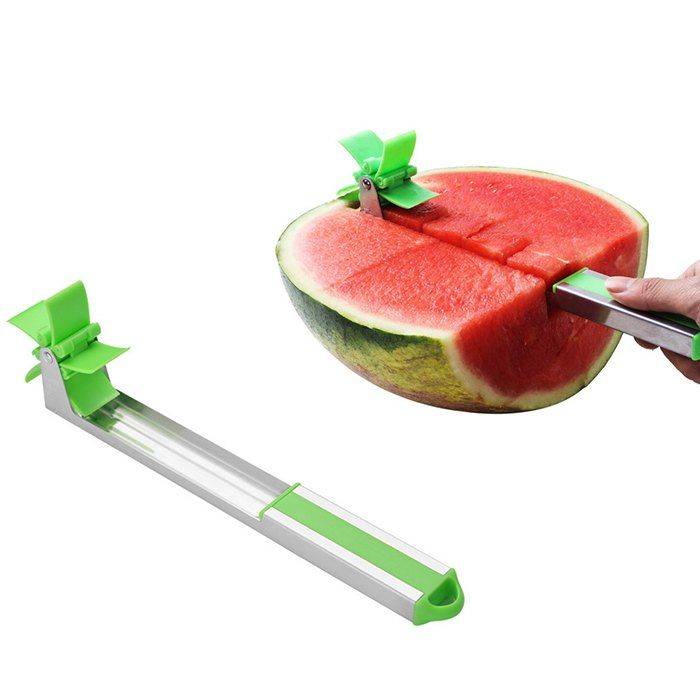 

Stainless Steel Windmill Watermelon Cut Tool, Chartreuse