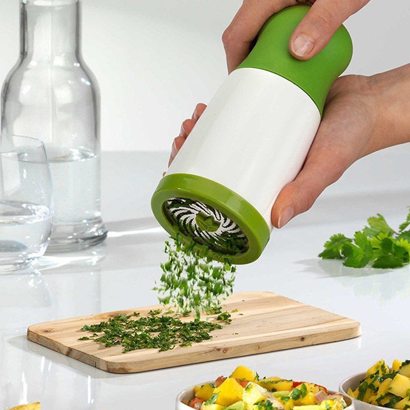 

Home Practical Herb Grinder Sauce Coriander Chopper, Clover green