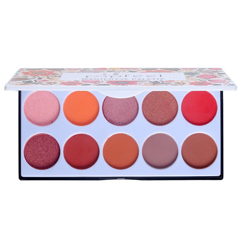 

POPFEEL EP10 Daily Fashion Long Lasting 10 Color Eyeshadow Palette, Multi-a