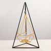 Geometric Wrought Home Candle Holder Decoration -  