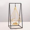 Geometric Wrought Home Candle Holder Decoration -  
