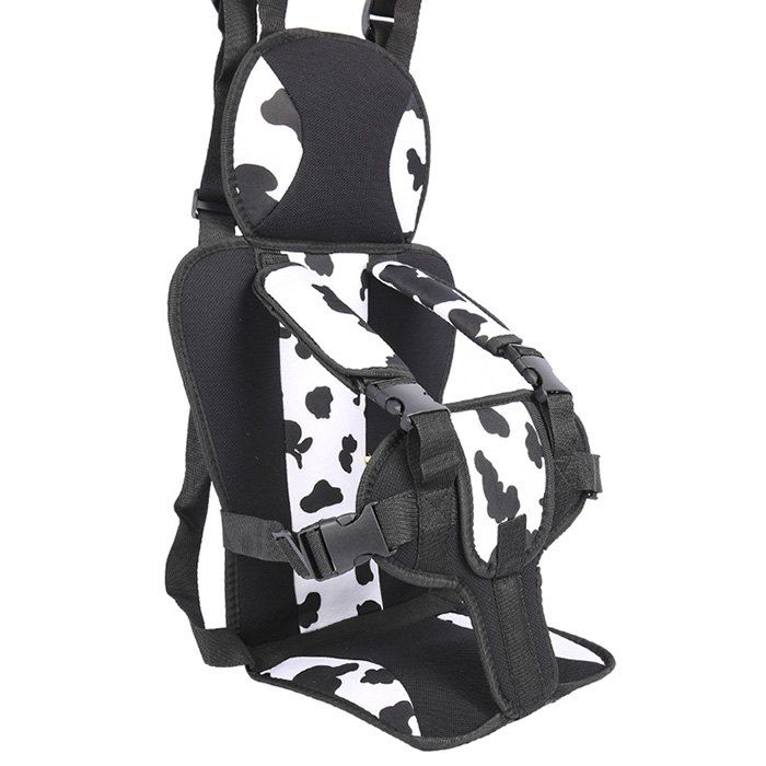 

Small Child Portable Car Safety Seat, White