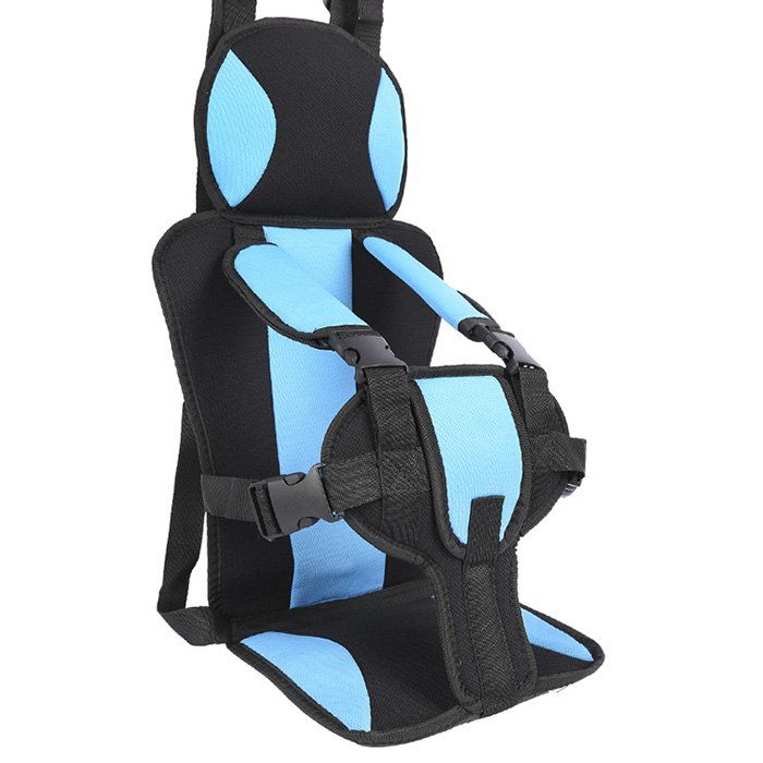 

Small Child Portable Car Safety Seat, Blue