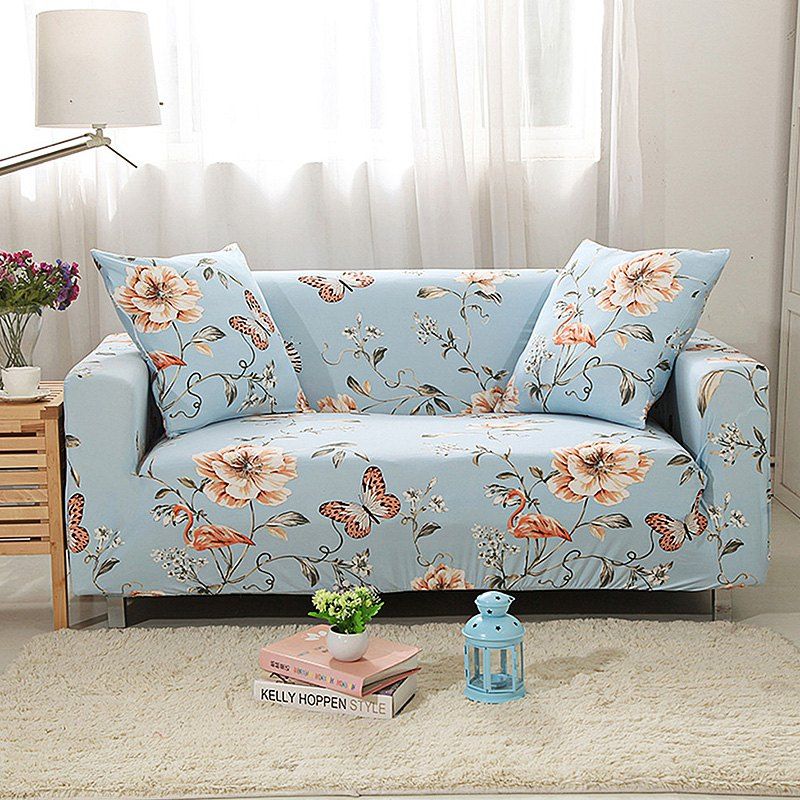 38 Off 4018739 Fashion Butterfly Flower Print Sofa Cover Rosegal