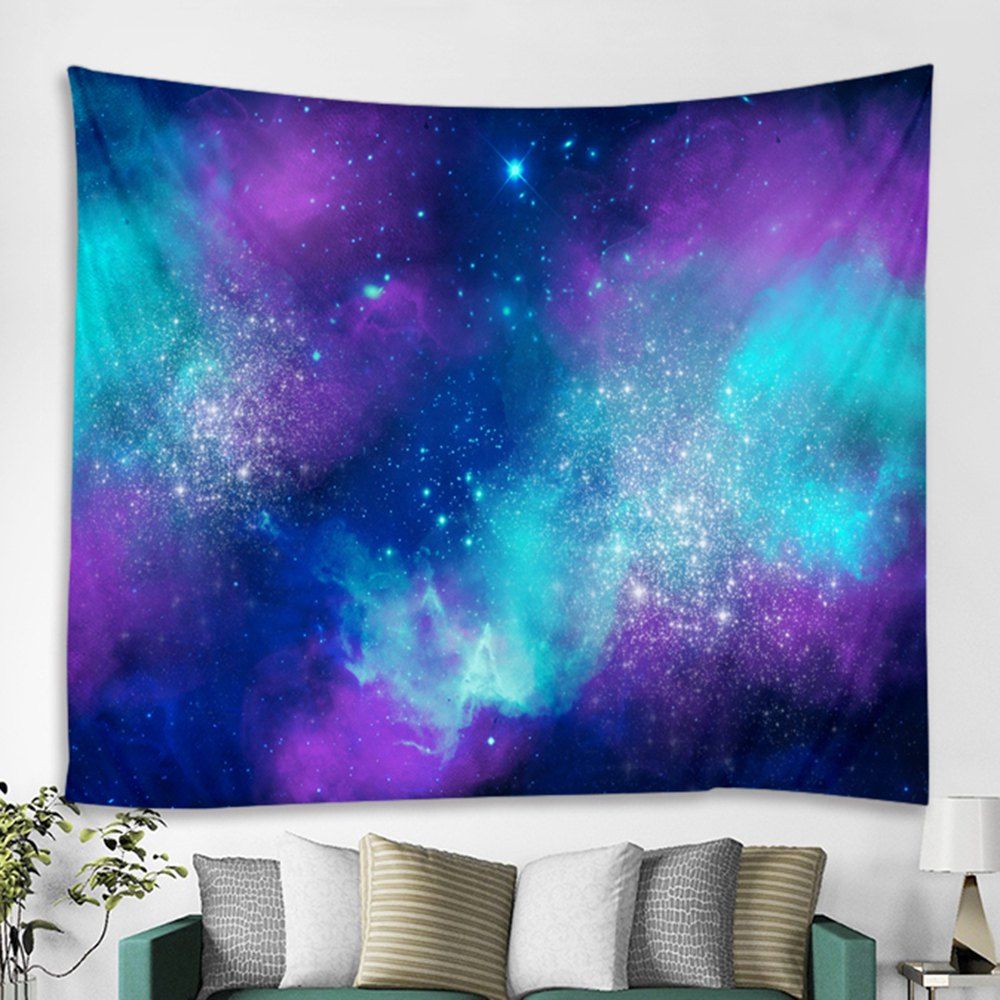 

3D Print Living Room Background Decorative Tapestry, Medium purple