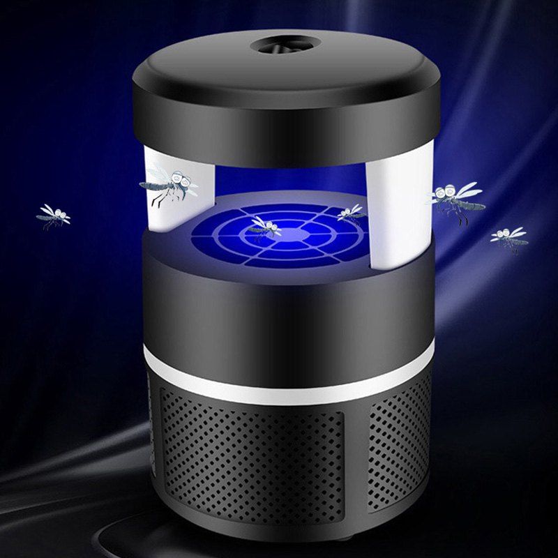 

BRELONG XY-806 LED Photocatalyst Mosquito Repellent Light Home Electronic USB Suction Lamp, Black, XY-806