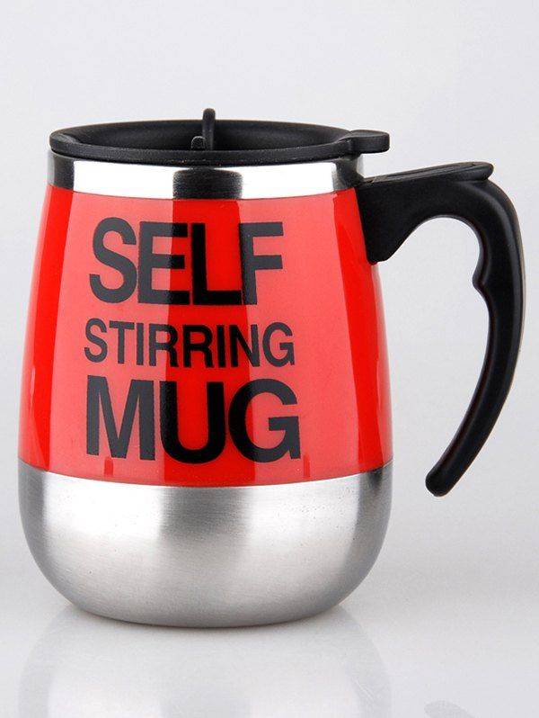 2018 450ml Electric Self Stirring Mug In Red