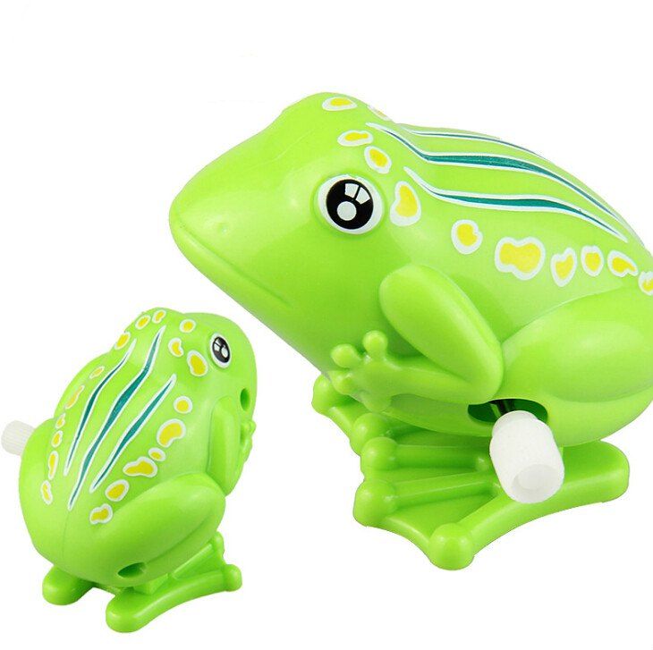 

Clockwork Jumping Frog Retro Vintage Plastic Kids Toy, Green