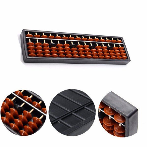 

Plastic Abacus with 15 Line 5 Bead, Colormix