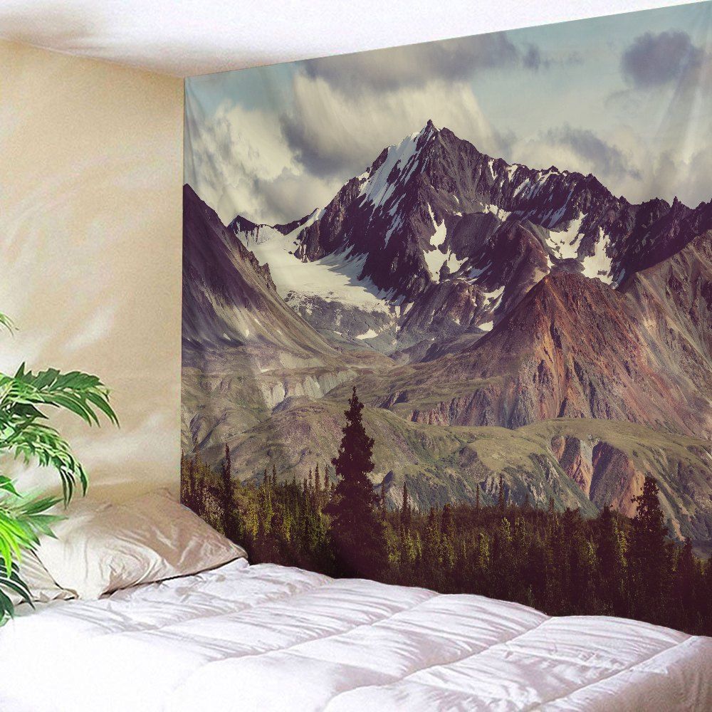 

Mountain Scenery Wall Art Hanging Tapestry, Colormix
