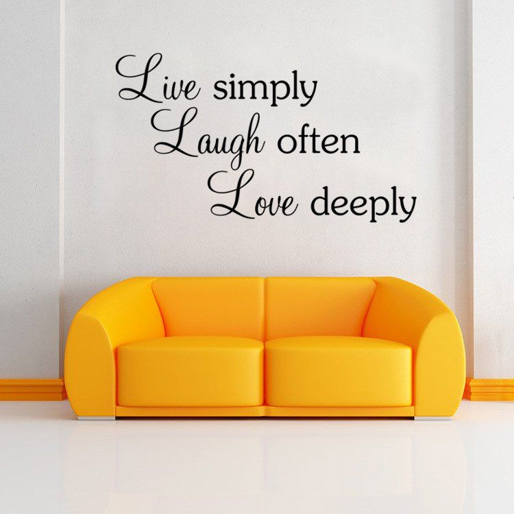 

Creative PVC Inspiring Words Decorative Wall Sticker, Black