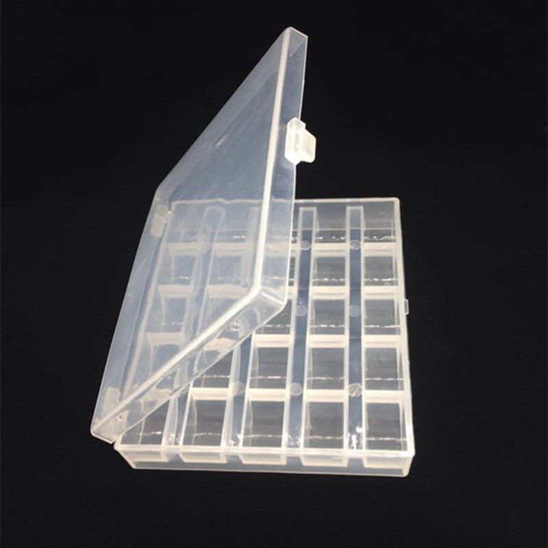 

Plastic Sewing Thread Bobbins Storage Box Holder, Transparent