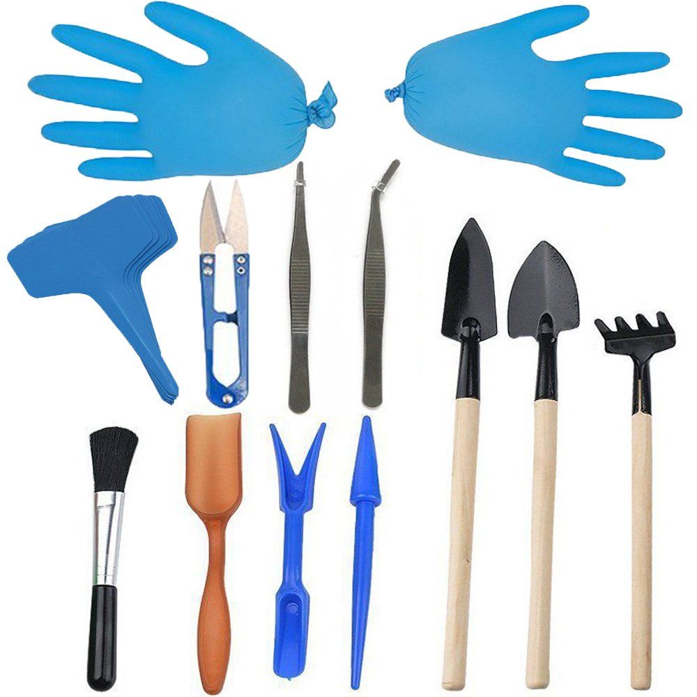 

Gardening Tool Combination Set for Succulent Potted Plant, Blue