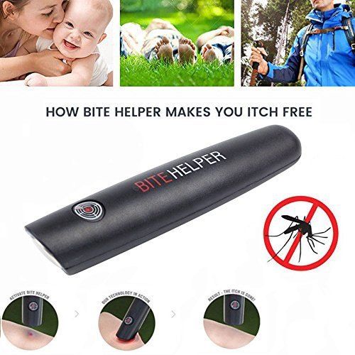 

Bite Helper - Bug Bite Itch Neutralizer, Bug Bite Relief Solution for the Entire Family, Black