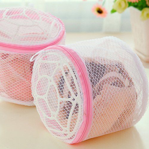 

Thick Double-layer Bra Wash Bag Anti-deformation Underwear Cleaning Bag Washing Machine Special Laundry Bag, White net