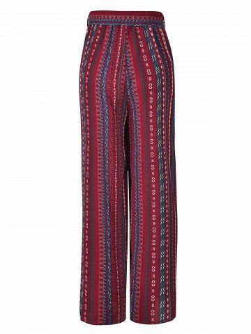 colourful striped trousers