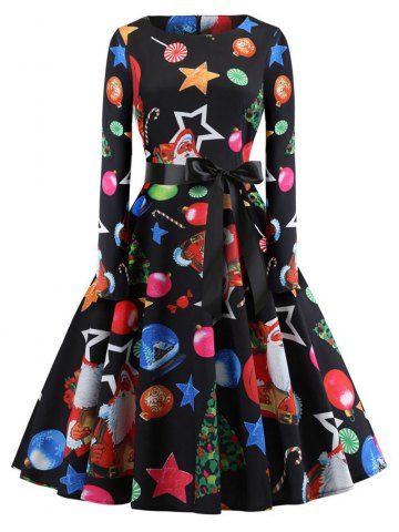 Vintage Black Corset Dress