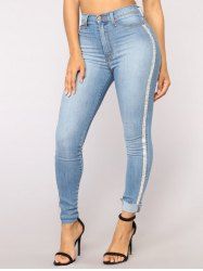 Women Casual Trendy Pencil Stretch Skinny Jeans -  