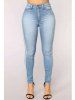 Women Casual Trendy Pencil Stretch Skinny Jeans -  