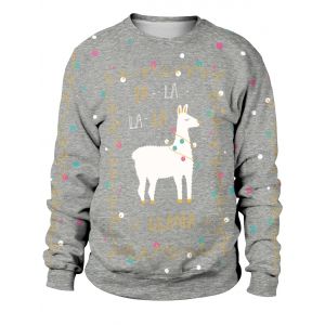 

New Style Unisex Funny 3D Print Christmas Sweatshirts, Gray