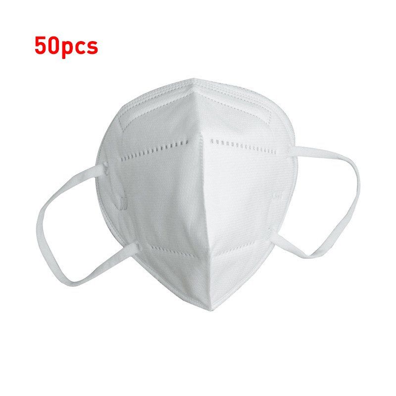 

High-closed Dustproof KN95 Masks Professional Protection for Slit Splash Comfortable Elastic Earloop Type, White