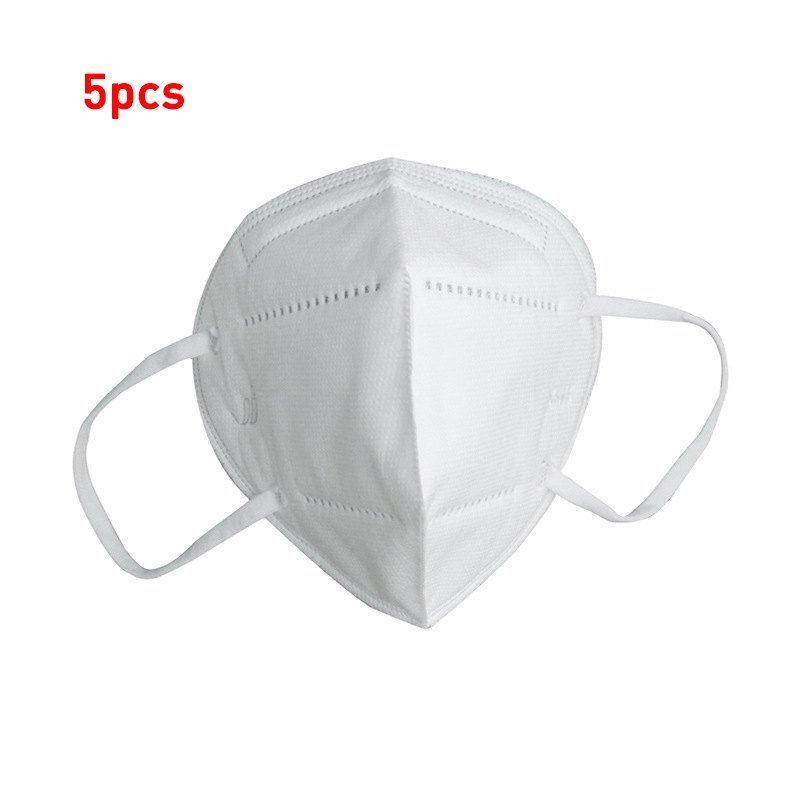 

High-closed Dustproof KN95 Masks Professional Protection for Slit Splash PM2.5 Comfortable Elastic Earloop Type, White