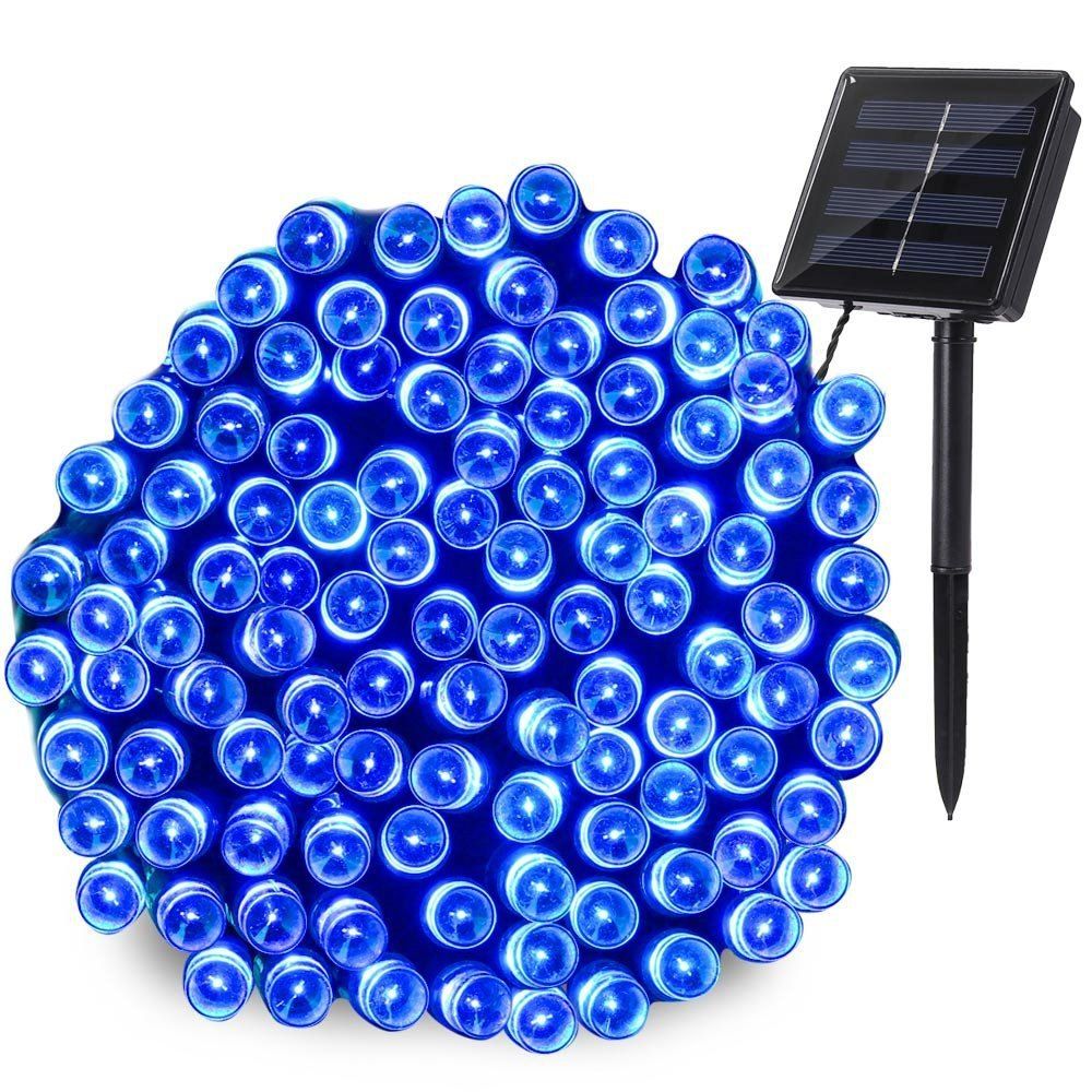

KWB LED Solar String Lights 12M 100balls Christmas New Year Lamps White / Warm White / Blue / Red / RGB
