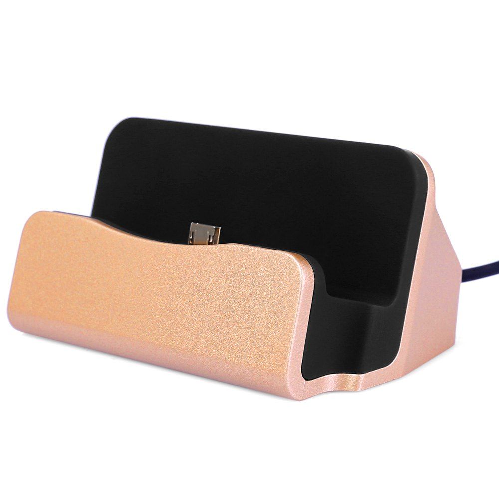 

Micro Usb / V8 Charging Dock / Phone Charging Synchronization Base, Rose gold;black;gold;silver