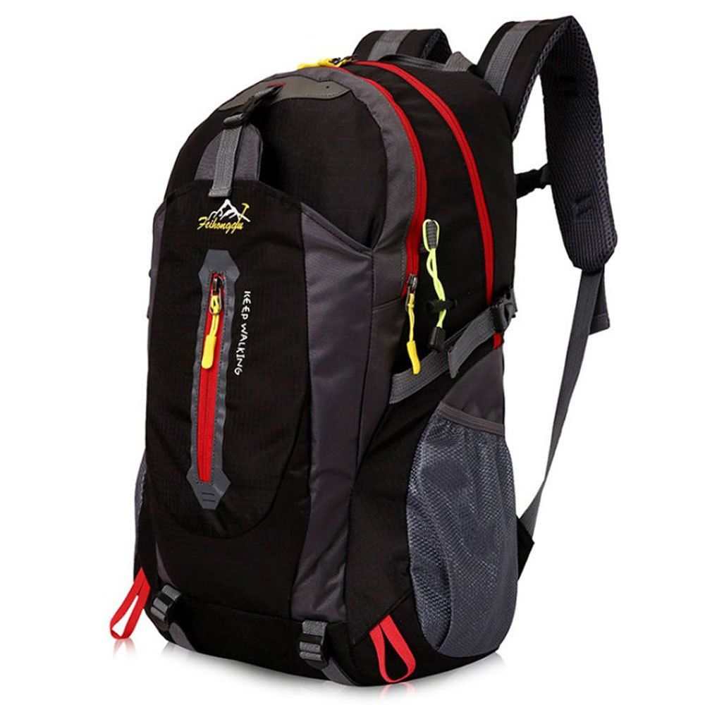 

FengTu 40L Hiking Backpacks Soft Pack Climbing Outdoor Bags for Men And Women Sports Bag Camping, Black;black;blue;green;orange;red