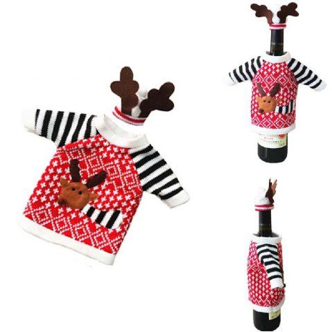 Yeduo Christmas Deer Elk Style Red Wine Champagne Bottle Covers Bag New Yeduo Christmas Deer Elk Style Red Wine Champagne Bottle Covers Bag