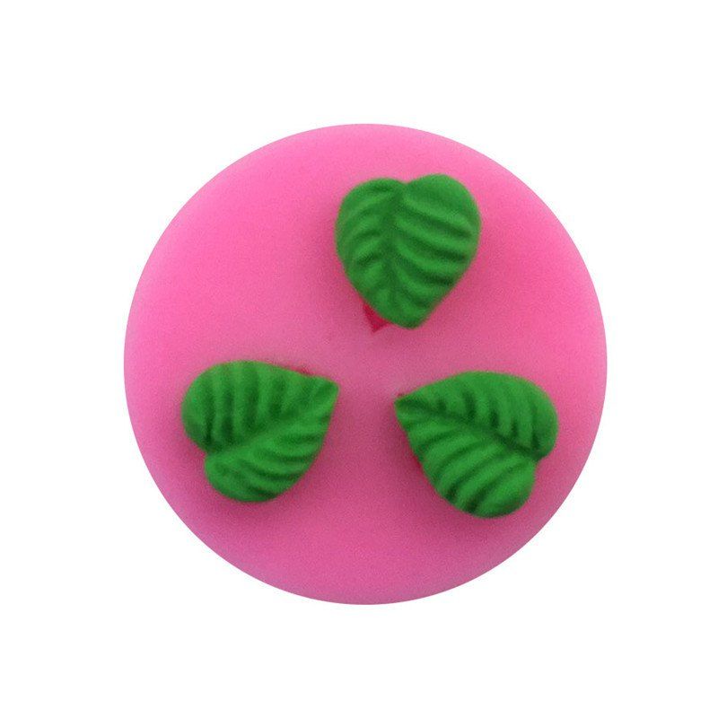 

Aya Small Round Leaf Cake Molds, Pink