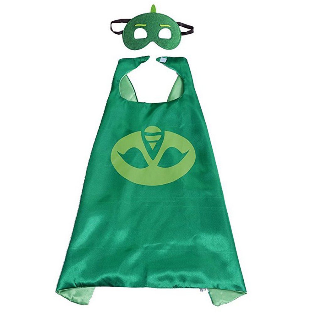 

Masks Capes And Costume Sets for Kids, Dress Up Pretend Play Kids Costumes for Cosplay Party, Green