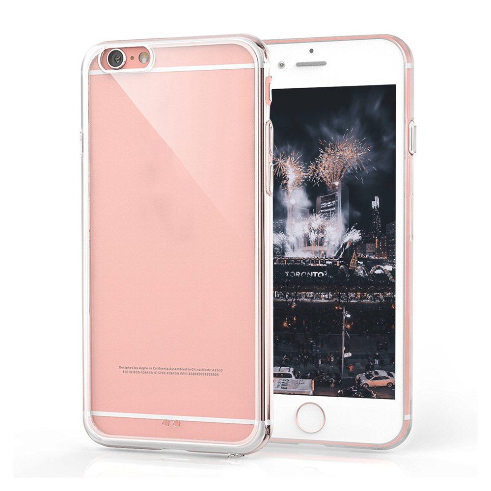 

Ultrathin Shock-absorption Bumper TPU Clear Case for iPhone 6 Plus / 6S Plus, Transparent