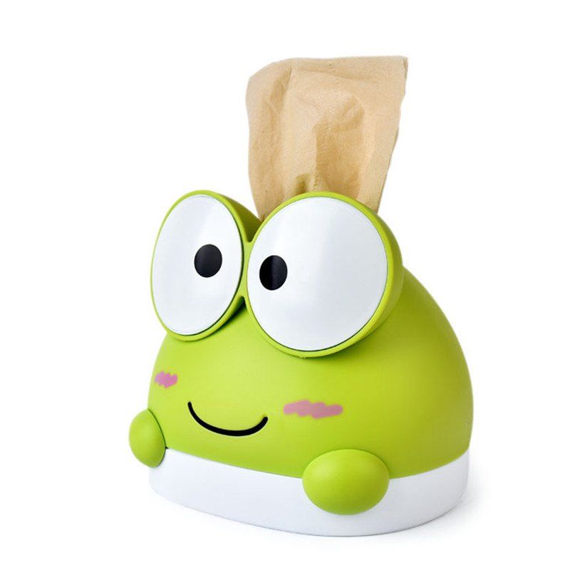 

Creativity Lovely Frog Tissue Box for Storage, Green