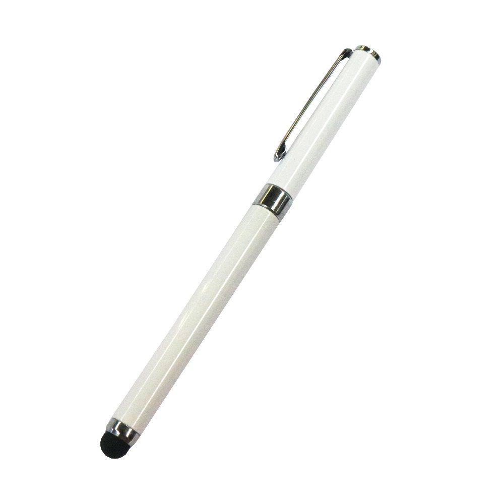 

New At-12 Mobile Phone Touch-Screen Dual-Use Pen, White