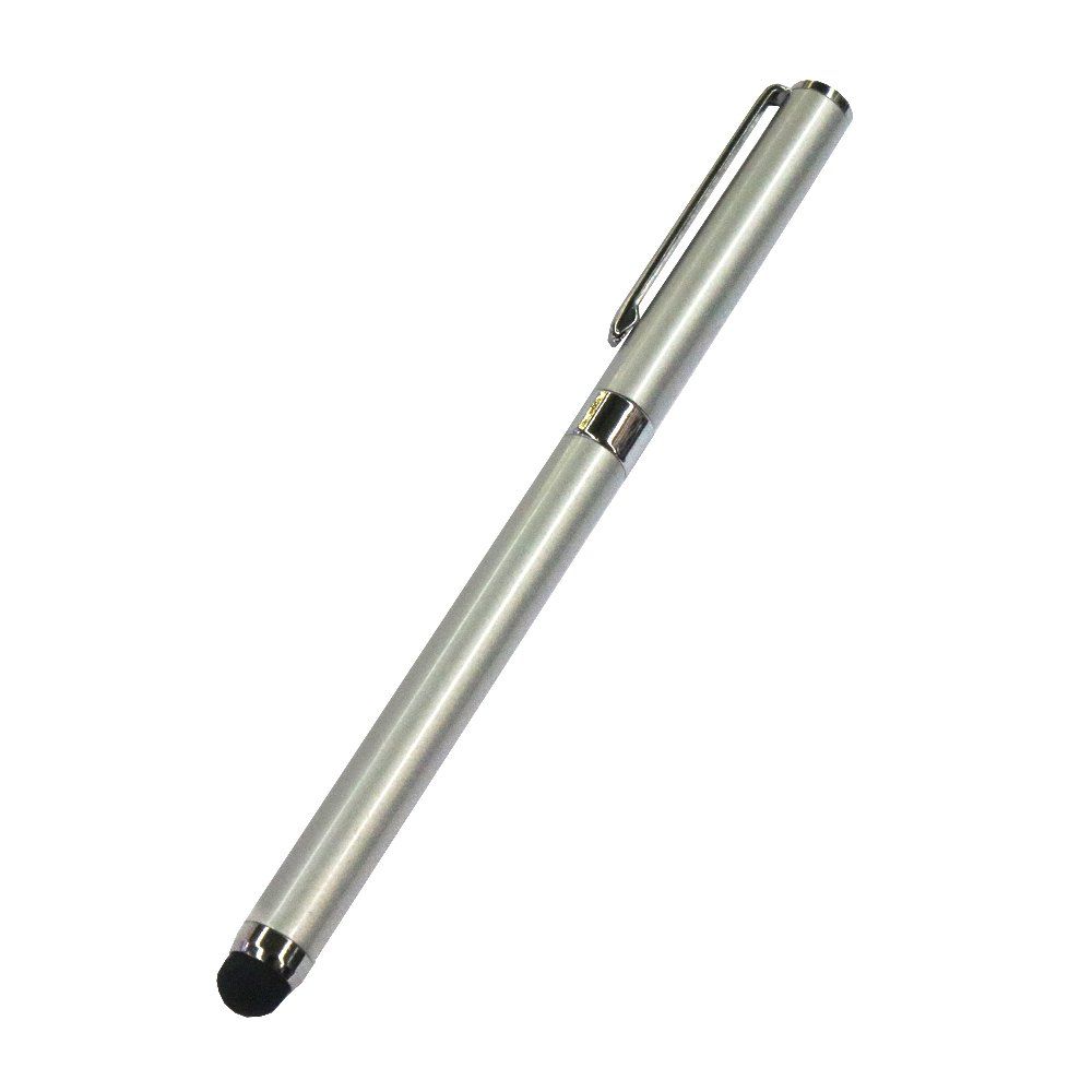 

New At-12 Mobile Phone Touch-Screen Dual-Use Pen, Silver