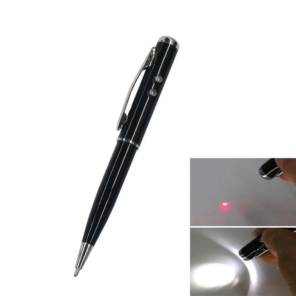

At-15 Laser / Led Lights Four-In-One Multi-Function Stylus, Black