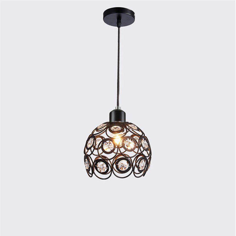 Brightness Modern Crystal Pendant Lights Mini Style Painting Metal Living Room Bedroom Dining Kitchen Lighting Fixture