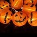 10-LED Halloween Pumpkin String Lights Decorative Colored Lamp -  