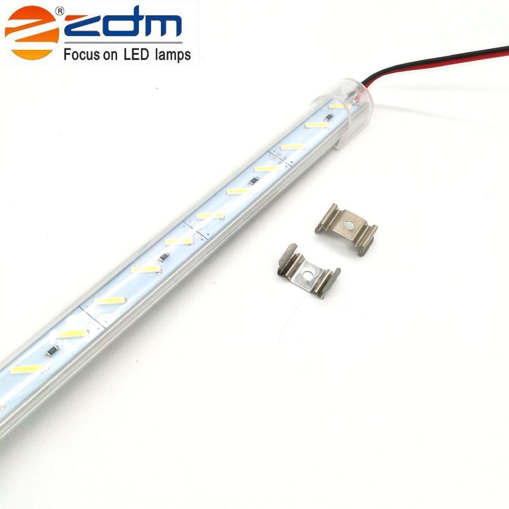 

Zdm 100CM 18W 72PCS 8520 Smd 1200-1320lm Warm White / Cool White Light Led Strip Lamp (Dc12v / Dc24v, Cold white light