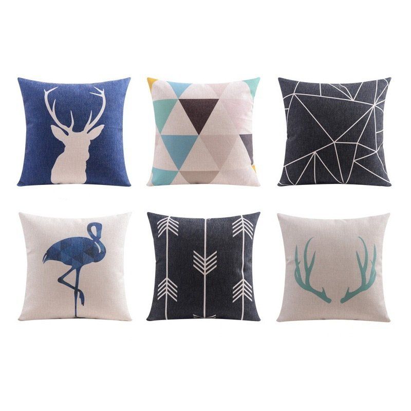 [30 OFF] 6PCS Good Quality Home Decoration Cushion Covers Rosegal