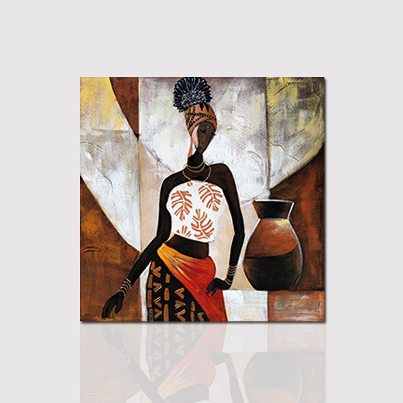 

Hx-Art Unframed Canvas Western Minimalist Living Room Hallway Decoration Painting, Colormix
